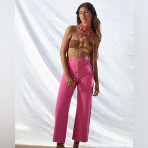 Zara pink Marine Straight Jean